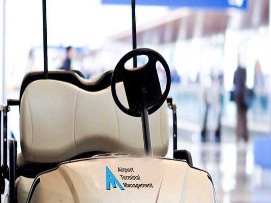 Airport Terminal Management cart at LAX