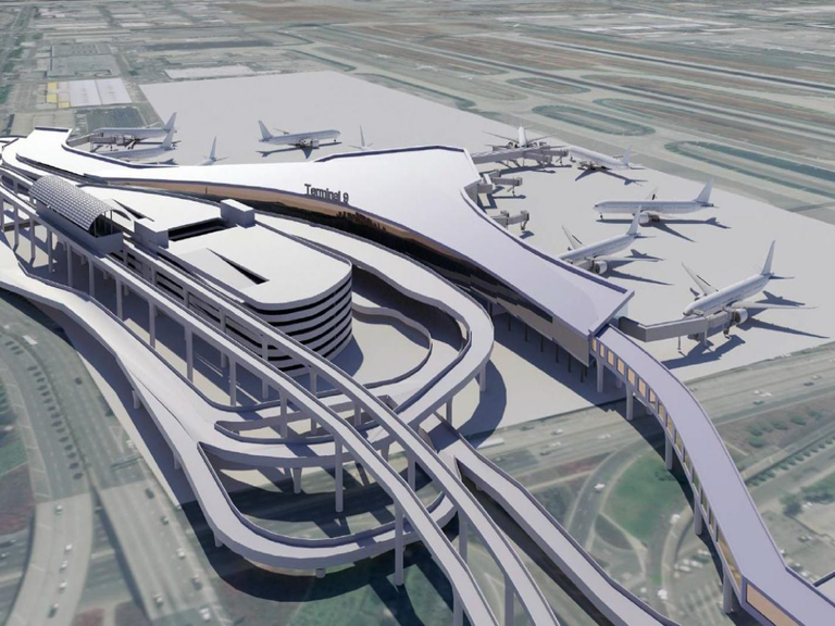 Rendering of Terminal 9 at LAX