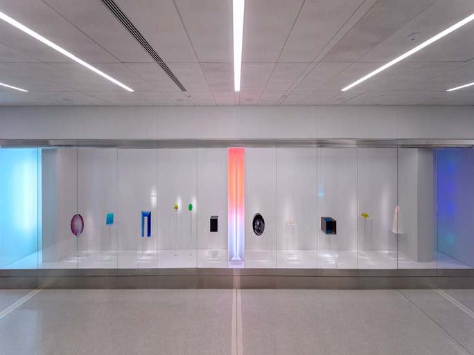 "Luminaries of Light and Space" in Terminal B at LAX