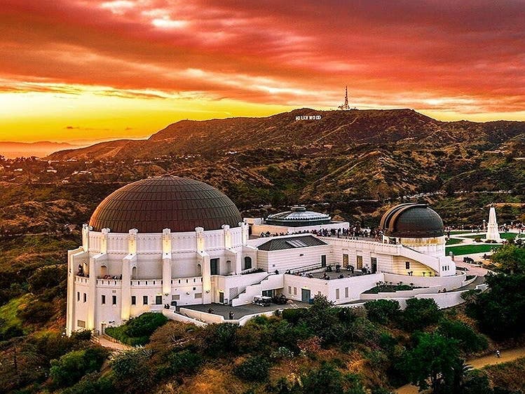 Griffith Observatory sunset